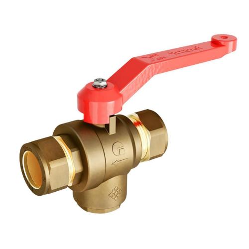 Filter Ball Valve BA 496, Brass with Magnetic Rod