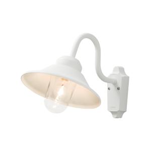 Vega Wall Light 230-240V, 60W, IP23, E27, White, Konstsmide