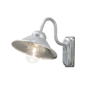 Vega Wall Light 230-240V, 60W, IP23, E27, Galvanized, Konstsmide