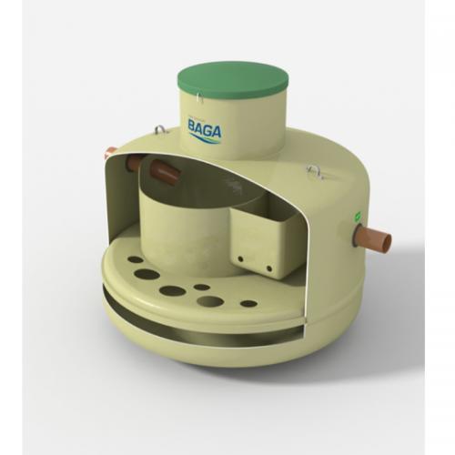 BAGA Slamavskiljare 1,2kbm BDT
