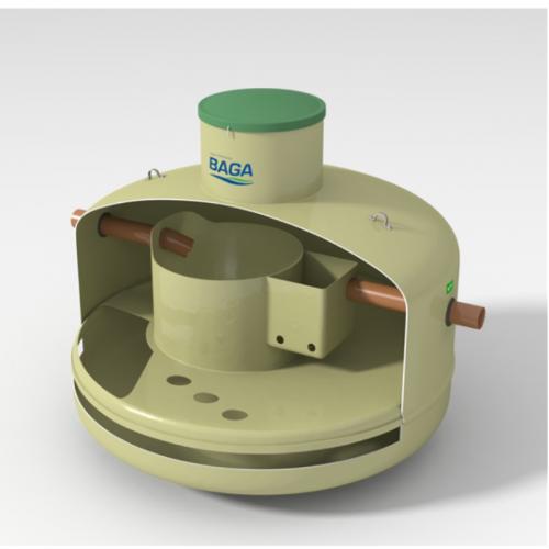BAGA Slamavskilj. 2,2M³ BDT+WC
