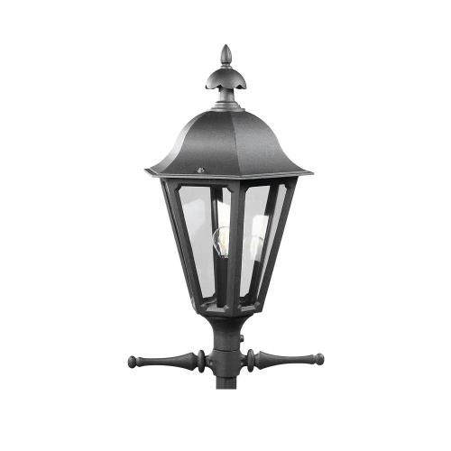Pallas Stolpelampe Eksklusiv Stolpe E27 230-240V IP23 Sort Konstsmide