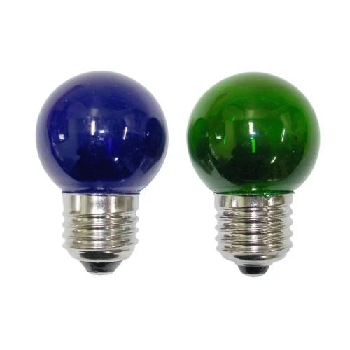 Reservepære 2 Flerfarvede LED E27 0,7W 230V Blå/Grøn Konstsmide