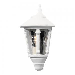 Virgo Vægloftslampe 230-240V, 60W, IP23, E27, Hvid, Konstsmide