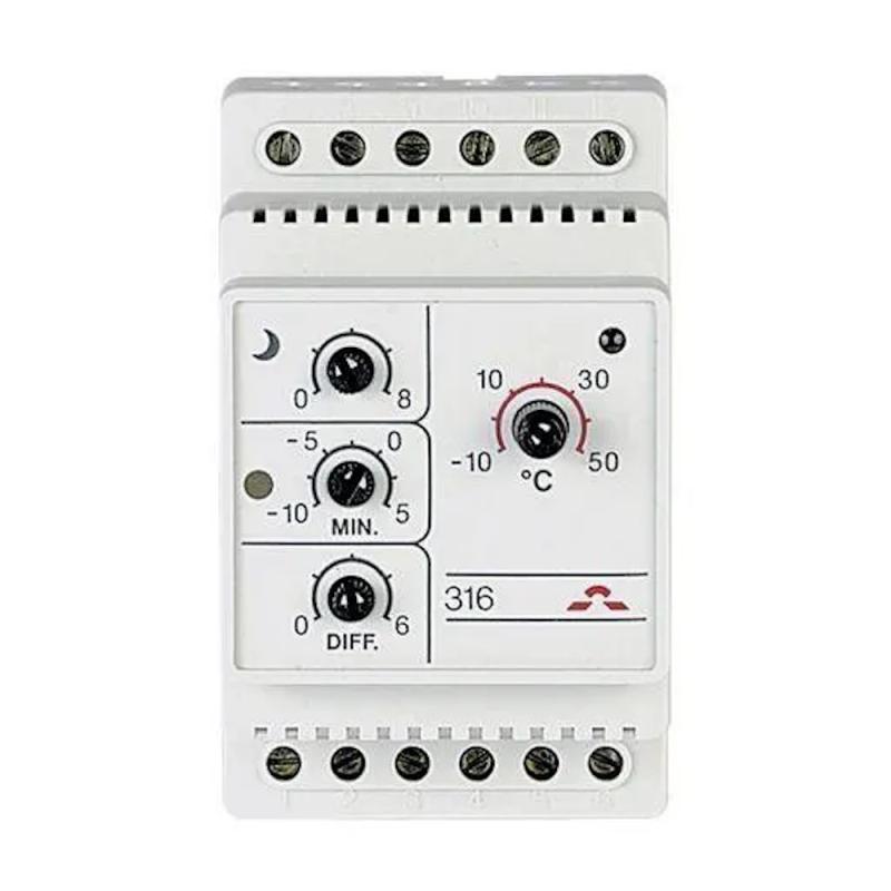 Elektroniskr Termostat +10-+50C 250V 16A Devi