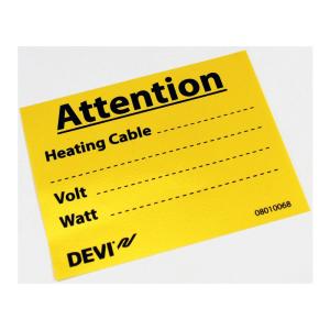 Warning Sign Combo Devi