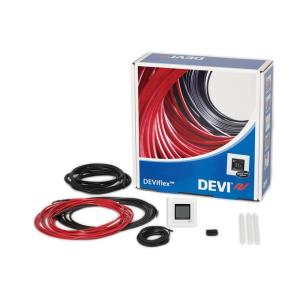 Värmekabel Kit 100 4m² 400W Touch Röd Devi