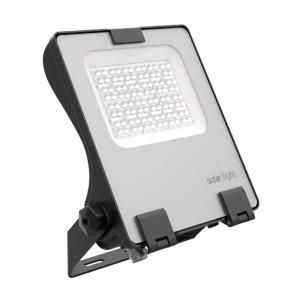 Santana Floodlight Asymmetric 840 60W 220-240V IP66 Black Solar Light