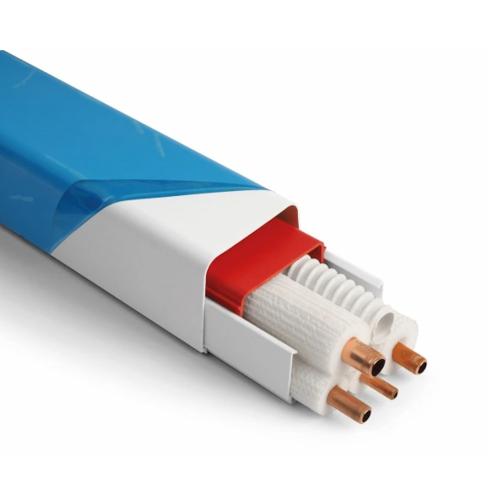 Rak Kanal LX 80x60mm 2m Vit Luftexpressen