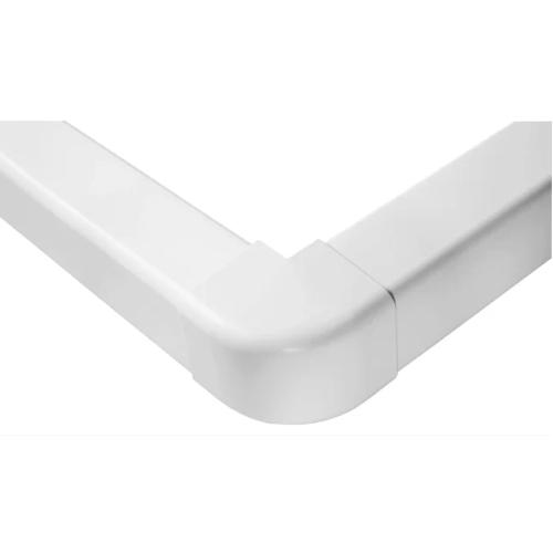 Utvändigt Hörn För LX Kanal Vit Luftexpressen