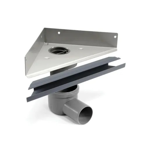 Unidrain Grundpaket Hörn 200mm