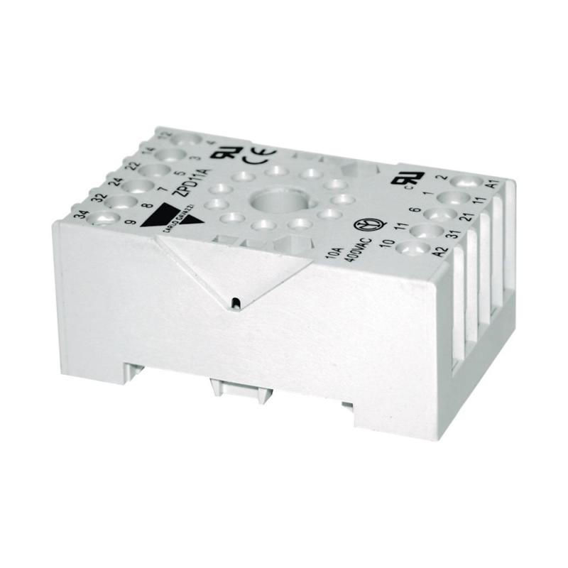 Sockel 11-Pol 38mm 10st Carlo Gavazzi