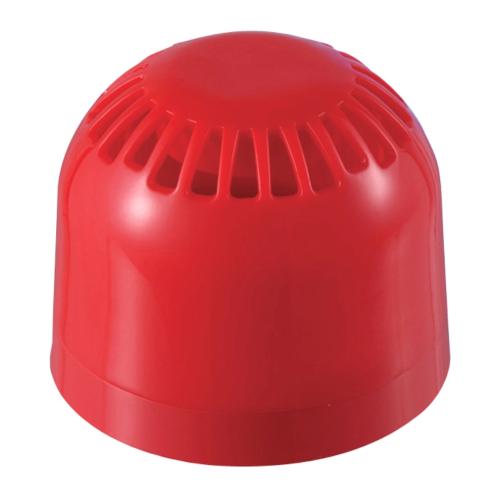 Siren Med Låg Sockel 0,041A 24VDC IP21 Röd Kidde Commercial