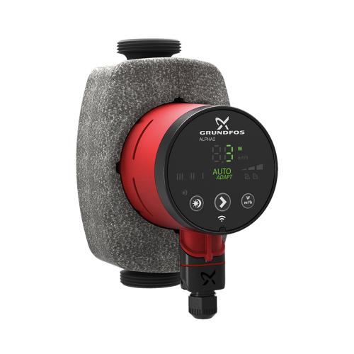 Cirkulationspumpe Alpha2 25-60 180, GRUNDFOS 99411175