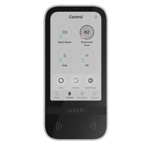 Ajax Keypad Touchscreen White