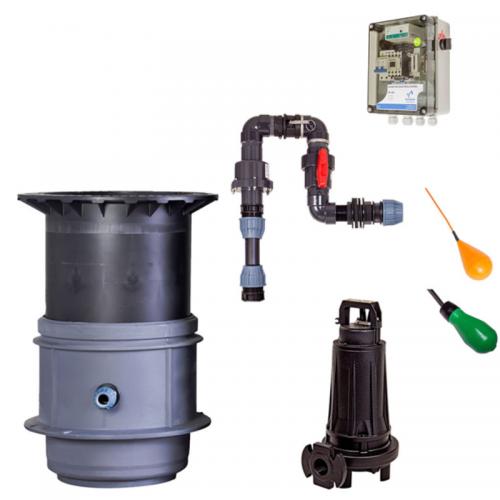 Pumptek Villa PT07 0,7-1,2m 3-fas Pumpstation