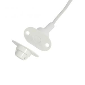 Alarmtech Magnetic Contact MC340 +S12 10m IP67 White