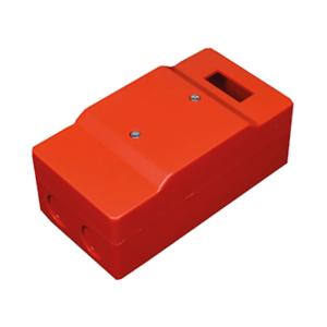 Alarmtech Box Empty 1 Terminal With Open Red 10pcs