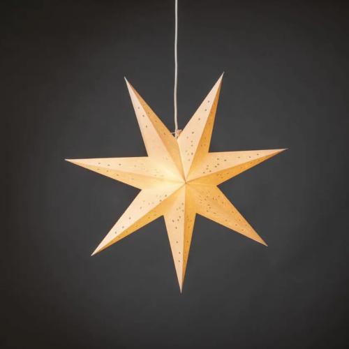 Pappersstjärna Hängande 60cm IP20 Vit Konstsmide