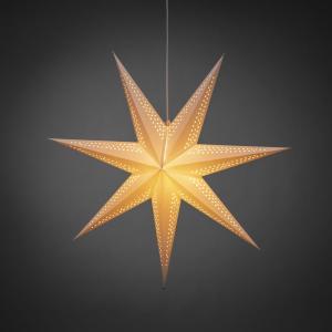 Paper Star Hanging White, 78cm, 230V, Konstsmide