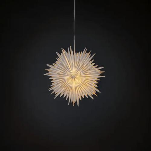 Papirstjerne E14 46cm IP20 Hvid Konstsmide