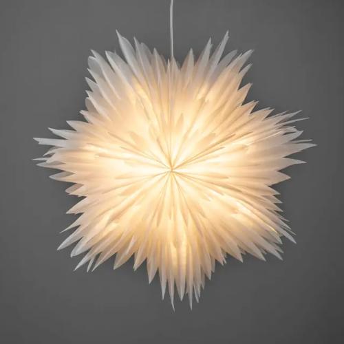 Papirstjerne E14 80cm IP20 Papir Hvid Konstsmide