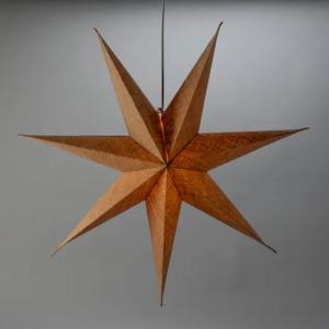 Pappersstjärna E14 78cm 230V IP20 Naturlig Konstsmide