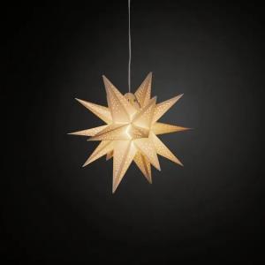 3-D Papstjerne LED G4 45cm IP20 Hvid Konstsmide