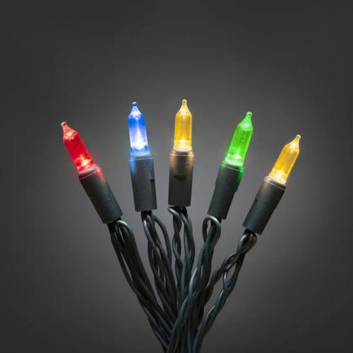 Light String 80 Multicolored LED IP44 Green Konstsmide