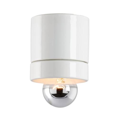 Ifö Electric Light On ceiling and wall lamp, white, IP20, E27 60W