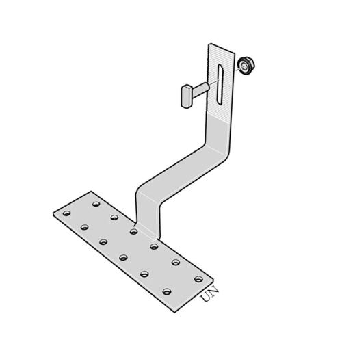 Solar PV Roof Mounting Kit Brick 1pc Nibe