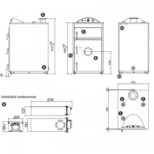 PELLETSPANNA VB PELLMAX UB 20 KW