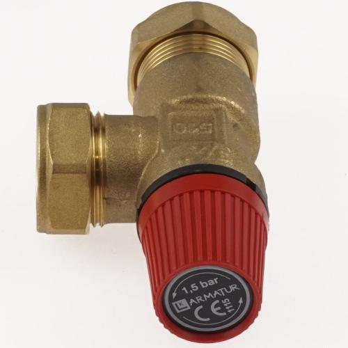 Nibe Säkerhetsventil 22mm 1,5bar