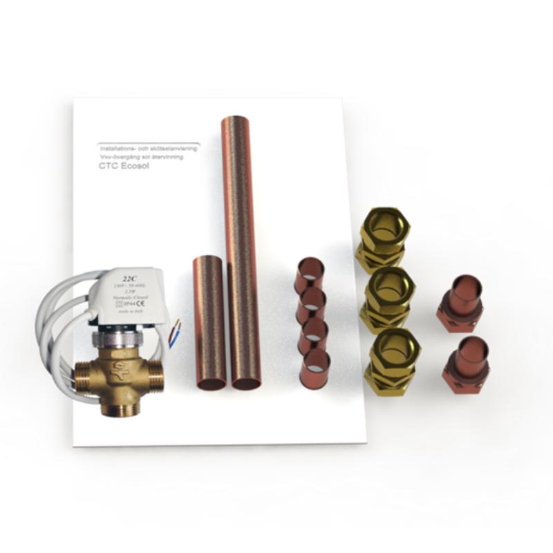CTC Monteringssats Växelventilpaket, sol