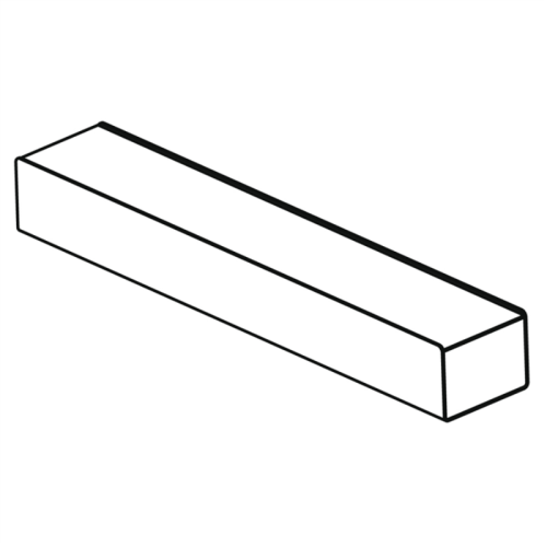 Rökrörsförlängning passar rektangelrör 1m