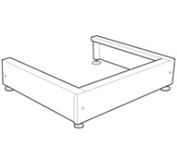 Förhöjningfot till EVC 240,VVM 300,