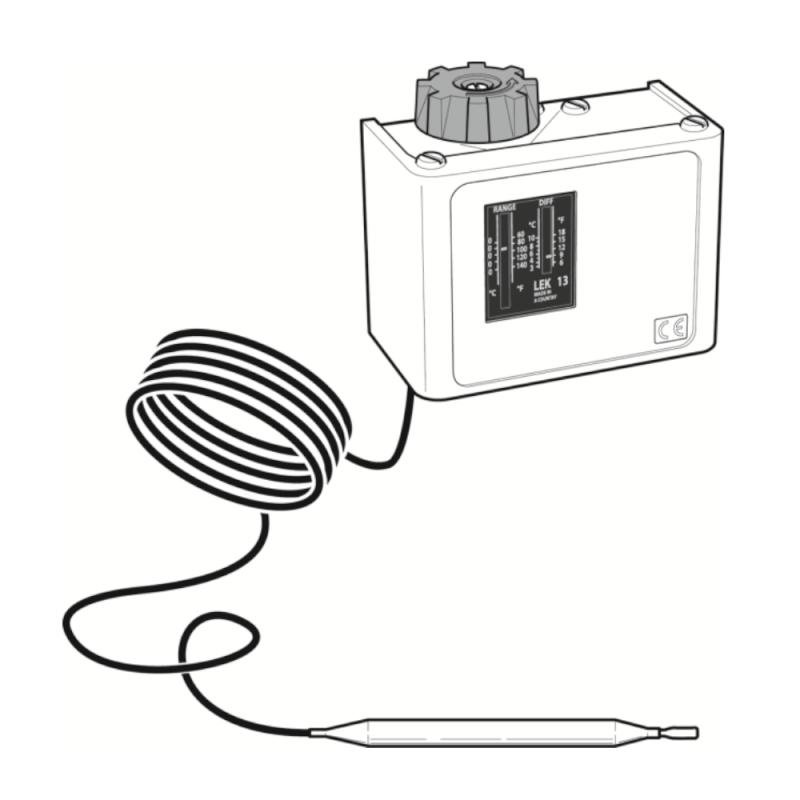 Värmetermostat VT 10 8A 12W 230V Nibe