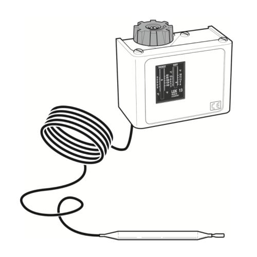 Värmetermostat VT 10 8A 12W 230V Nibe