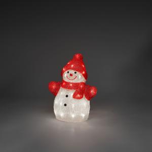Snowman Acrylic 40 Warm White LED 32cm 24V/IP44, Konstsmide