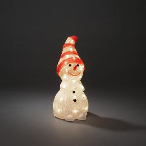 Snowman Acrylic 32 Warm White LED 32cm 24V/IP44, Konstsmide