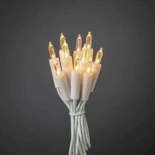String 100 Warm White LED IP20 White Konstsmide