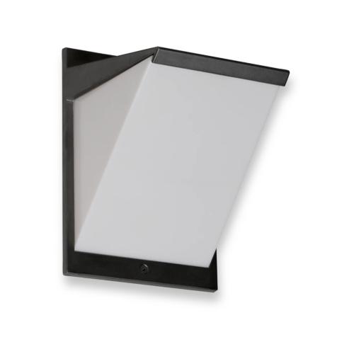 Væglampe AVR8 LED 14W 230V 770lm 3000K IP44 Sortgrå Legrand