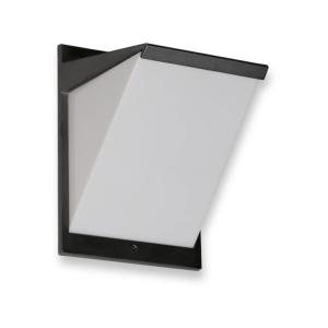 Væglampe AVR8 LED 14W 230V 770lm 3000K IP44 Sortgrå Legrand