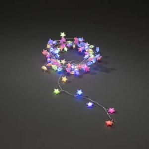 String Lights With Stars 90 Multicolored LED IP20 Konstsmide