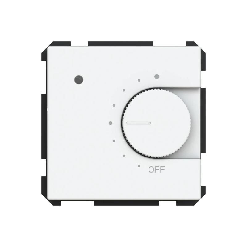 Termostat Med Golvsensor 16A 0,5W 250V IP21 Matt Vit ABB