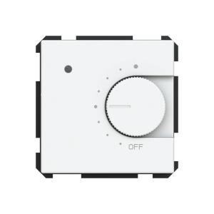 Termostat Med Golvsensor 16A 0,5W 250V IP21 Matt Vit ABB