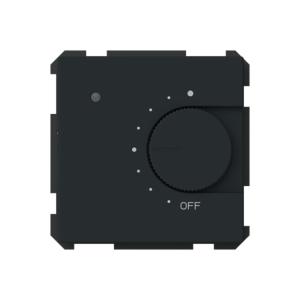 Termostat Med Golvsensor BT 16A 0,5W 250V IP21 Matt Svart ABB