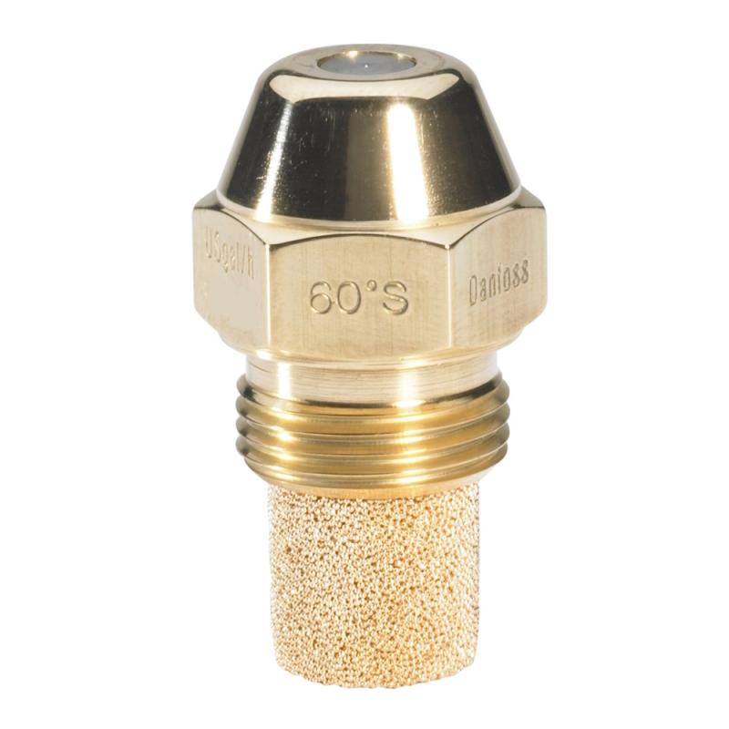 Oljemunstycke OD S 1,75gal/80° Mässing Danfoss