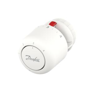 Radiator Thermostat, Aero RA Click Max 23ºC, White, Danfoss