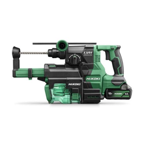 Kombihammer 18V DH1826DA 5Ah med støvudsugning, HiKOKI 68010157